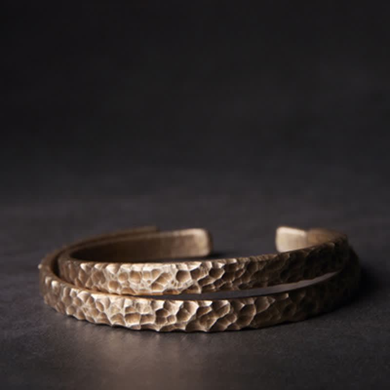 Nimara Ritual Simple Design Copper Wealth Cuff Bracelet