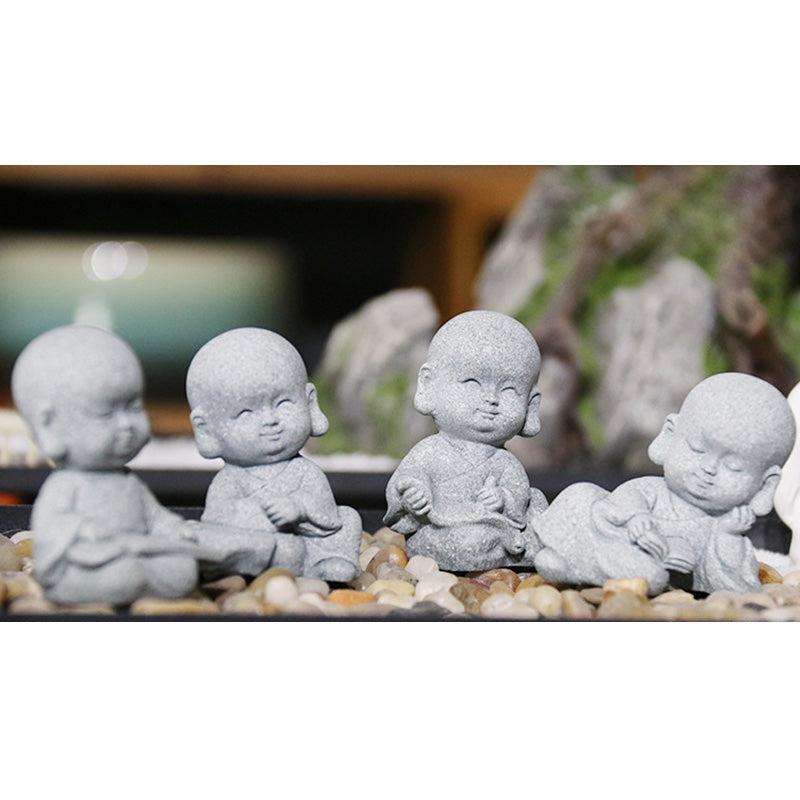 Nimara Ritual Meditation Prayer Monk Buddha Statue Serenity Home Decoration