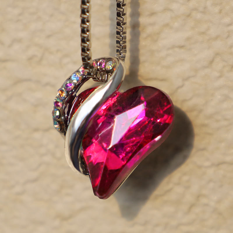 Nimara Ritual Love Heart Birthstone Healing Energy Necklace Pendant