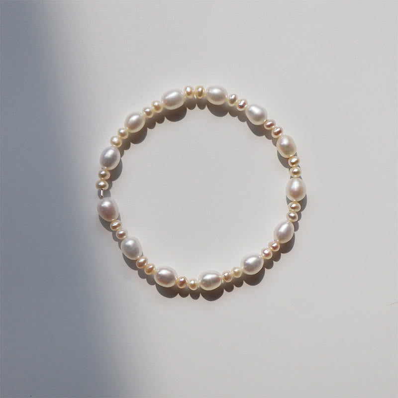 Nimara Ritual Natural Flower Pearl Sincerity Bead Bracelet