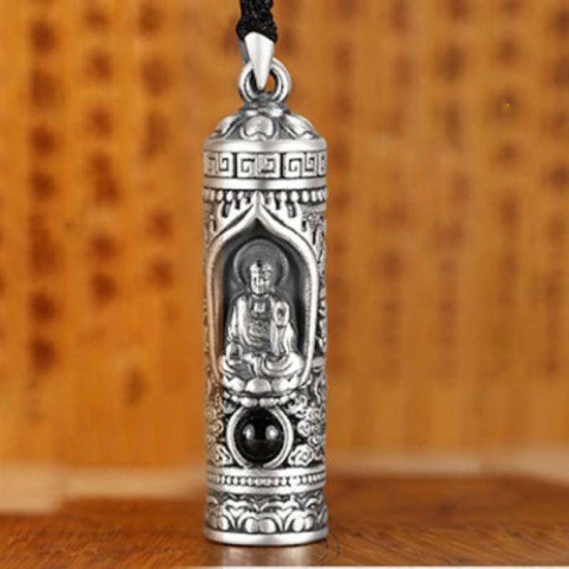 Nimara Ritual Chinese Zodiac Natal Buddha Projection Prosperity Necklace Pendant