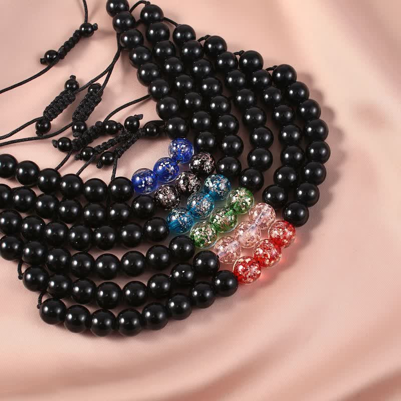 Nimara Ritual Black Obsidian Luminous Glowstone Strength Bracelet