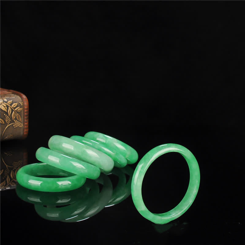 Nimara Ritual Quartzite Jade Healing Abundance Protection Bracelet Bangle