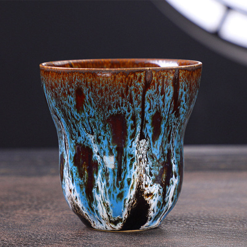Nimara Ritual Vintage Kiln Change Design Ceramic Coffee Mug Tea Cup 150ml