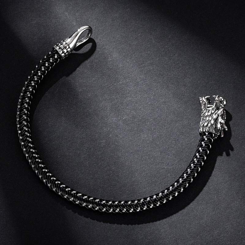 Nimara Ritual Dragon Titanium Steel Protection Luck Bracelet