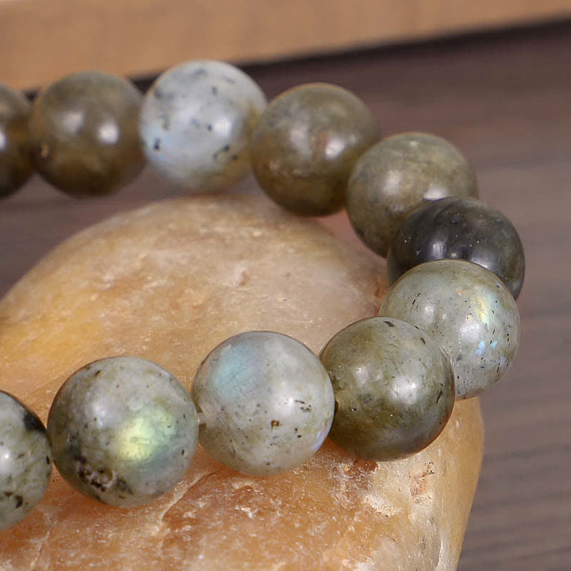 Nimara Ritual Natural Labradorite Moonstone Support Healing Beaded Bracelet