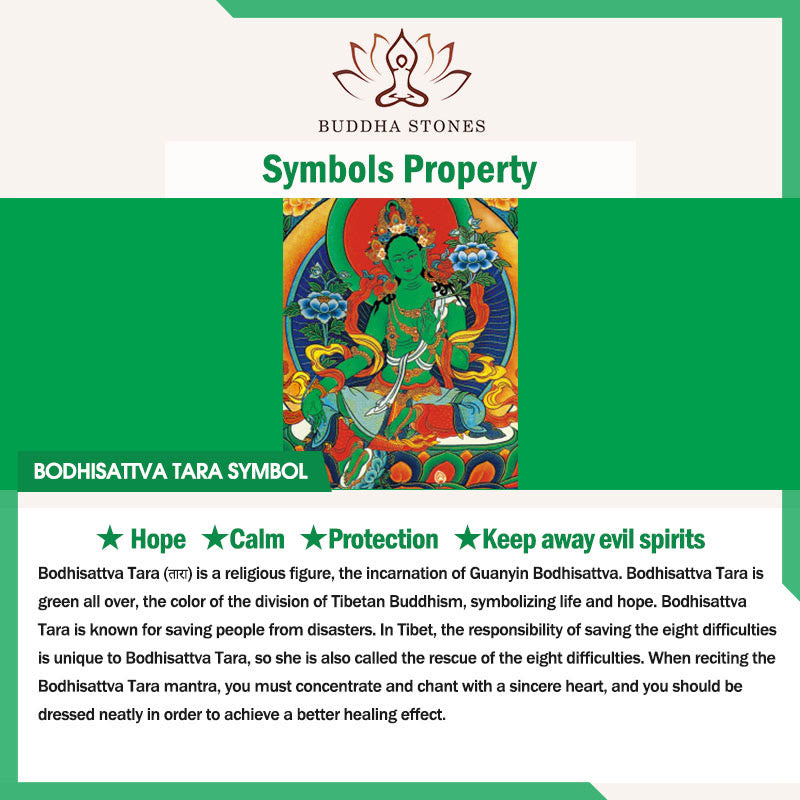 Nimara Ritual Tibetan Green Tara Buddha Gold Plated Liuli Crystal Protection Necklace Pendant
