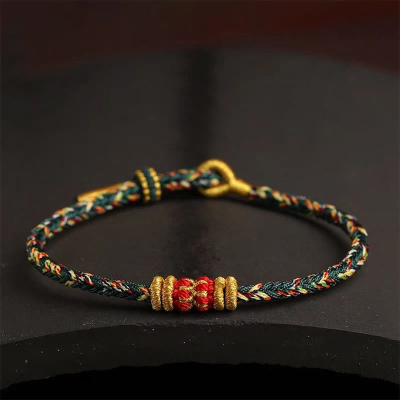 Nimara Ritual Handmade Colorful Rope King Kong Knot Braided Luck Bracelet