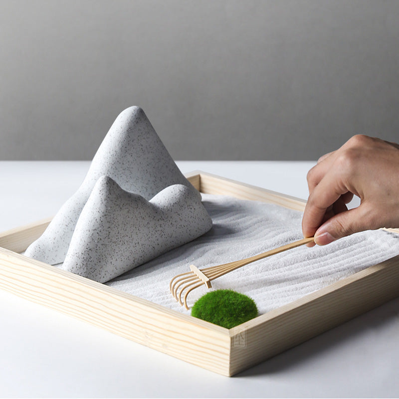Nimara Ritual Rocks Landscape Meditation Enlightenment Zen Garden Decoration