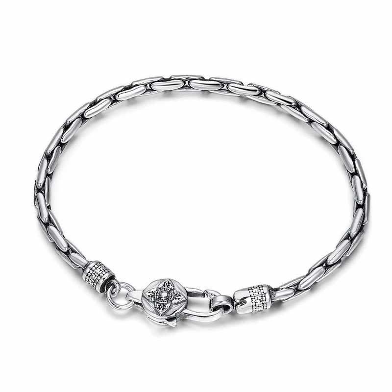 Spiritual Power Tibetan Double Dorje Buddha Swastika Vajra Strength Bracelet