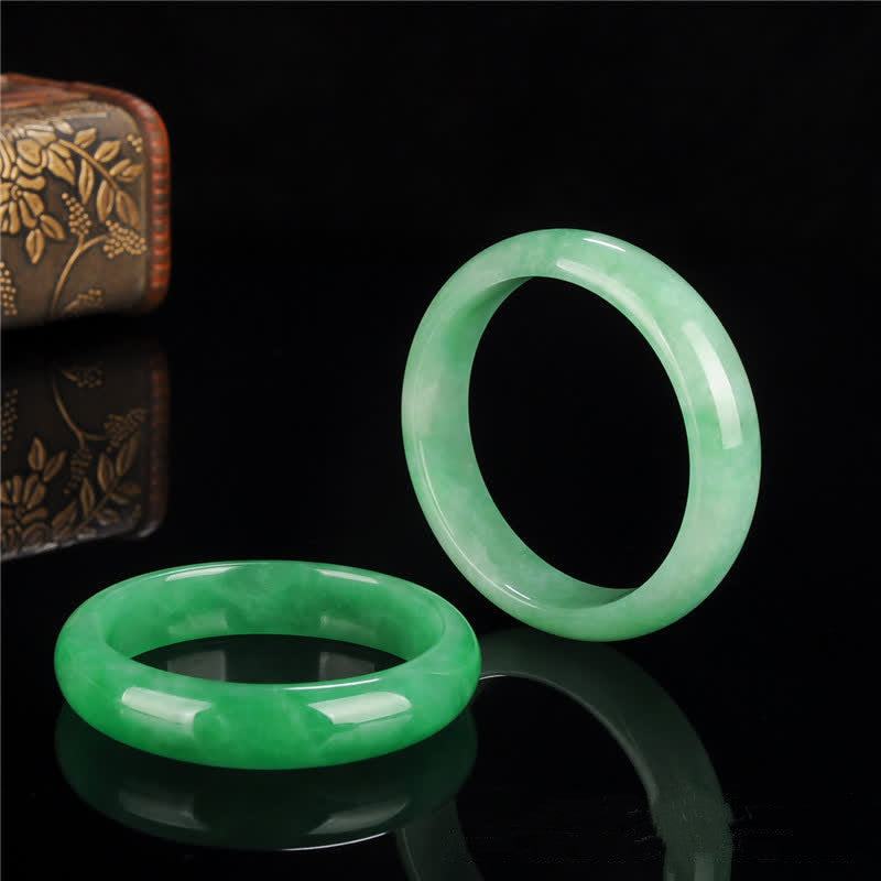 Nimara Ritual Quartzite Jade Healing Abundance Protection Bracelet Bangle