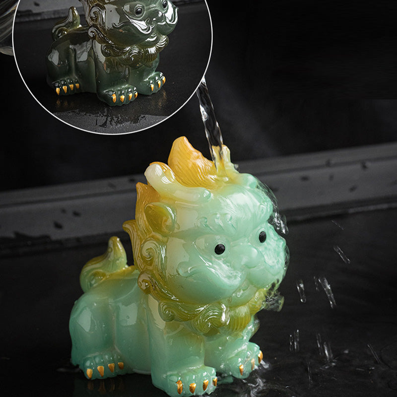 Nimara Ritual Color Changing Small PiXiu Resin Tea Pet Wealth Home Figurine Decoration