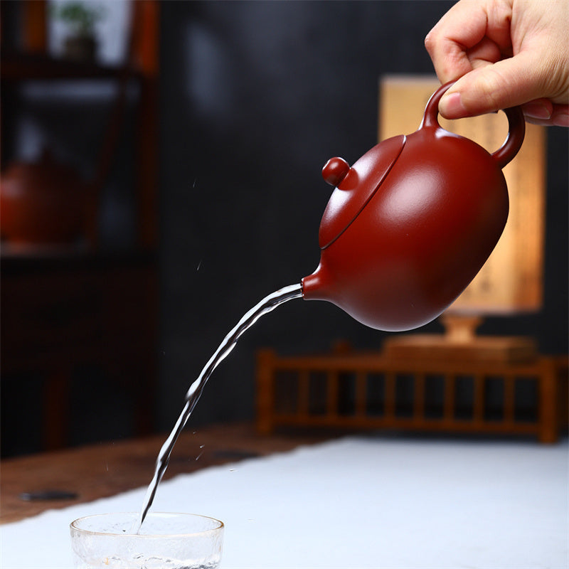 Nimara Ritual Vintage Xishi Teapot Purple Clay Kung Fu Teapot 240ml