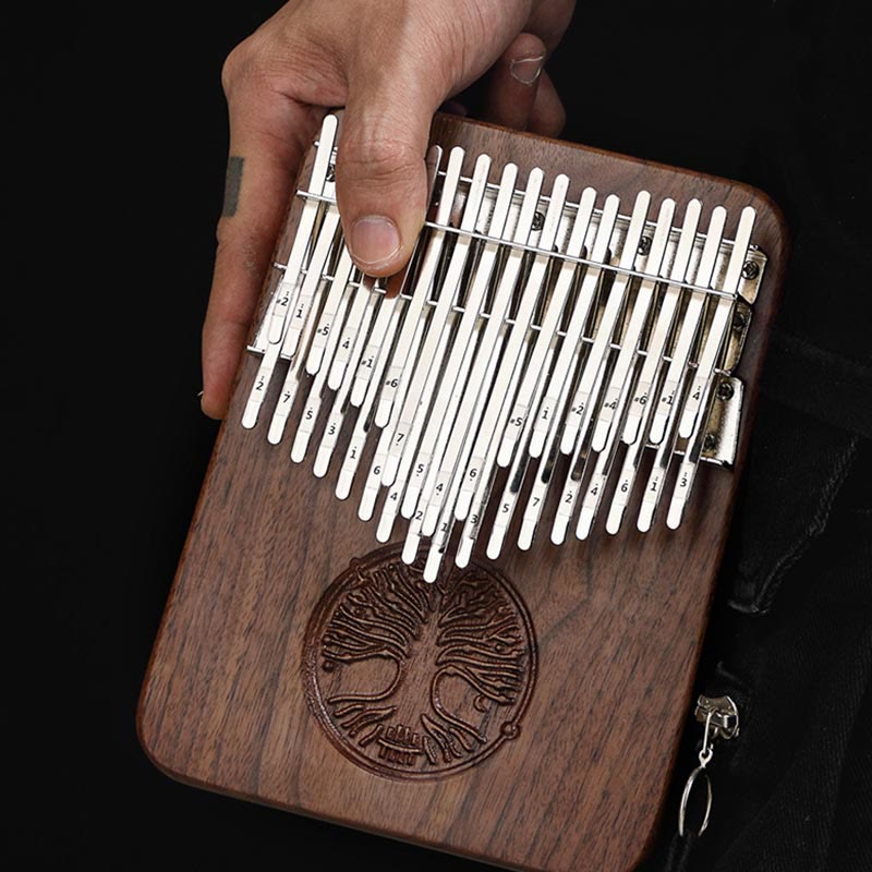 Nimara Ritual Kalimba 34 Keys Thumb Piano Tree of Life Design Portable Finger Marimba Piano