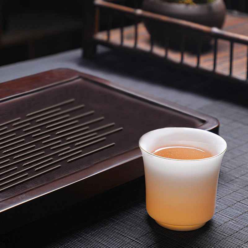 Nimara Ritual Mountains Rivers Tree Ceramic Teacup Kung Fu Tea Cup 120ml