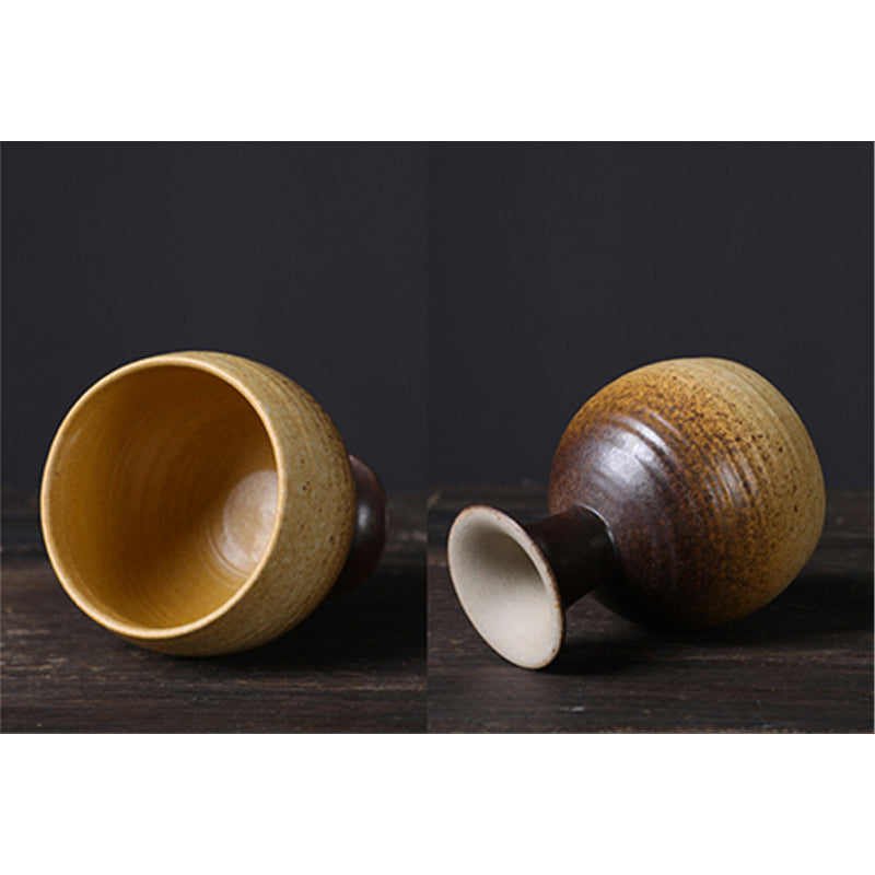 Nimara Ritual Small Capacity Goblet Design Ceramic Wine Coffee Mug Tea Coffee Cup 170ml