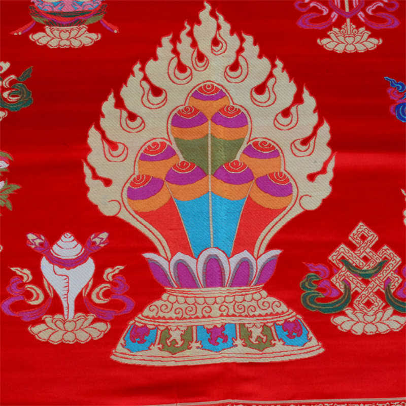 Nimara Ritual Prayer Altar Mat Healing Meditation 8 Auspicious Symbols Mat