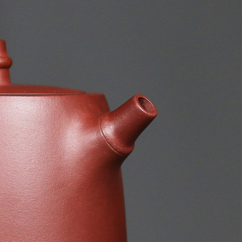 Nimara Ritual Handmade Vintage Bamboo Purple Clay Kung Fu Teapot