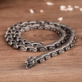 Nimara Ritual Dragon Pattern Titanium Steel Protection Necklace Pendant Bracelet