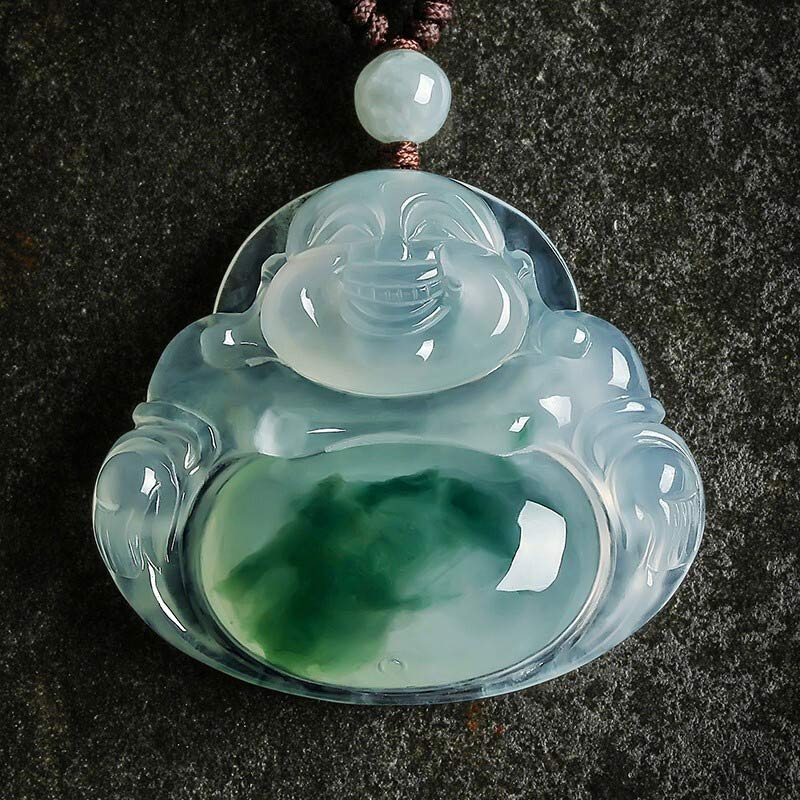 Nimara Ritual Cyan Jade Luck Necklace Pendant