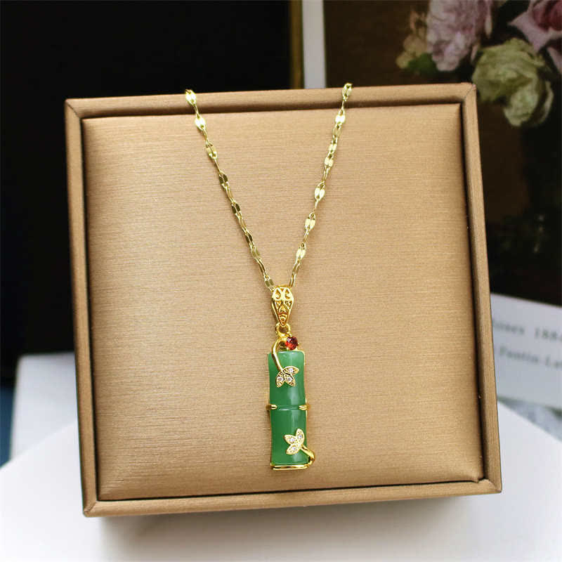 Brings Unexpected Windfall Luck Jade Necklace Pendant