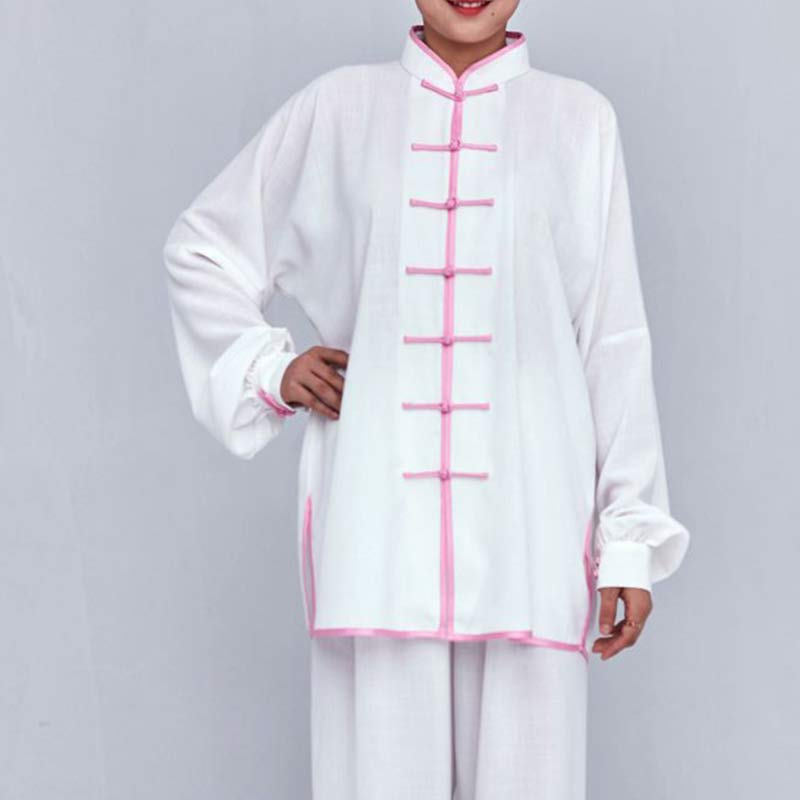 Nimara Ritual Meditation Zen Prayer Spiritual Tai Chi Qigong Practice Unisex Embroidery Clothing Set
