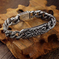 Nimara Ritual Vintage Patterns Engraved Healing Bracelet
