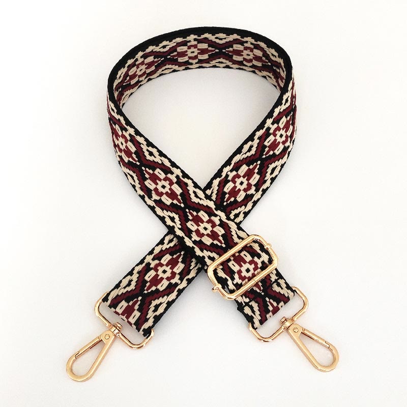 Nimara Ritual Multicolor Embroidered Shoulder Bag Straps