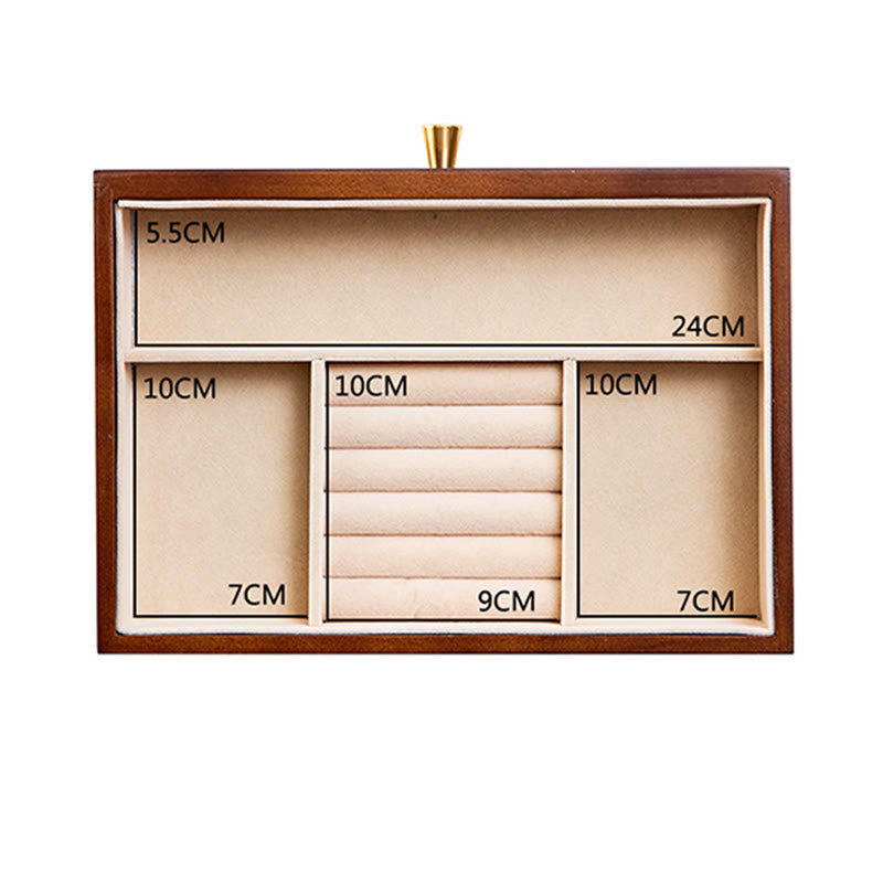 Nimara Ritual Retro Solid Wood Jewelry Box Jewelry Storage Box With Drawer