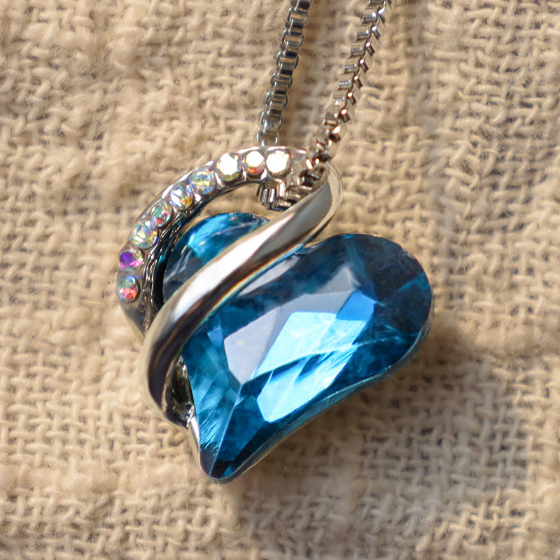 Nimara Ritual Love Heart Birthstone Healing Energy Necklace Pendant