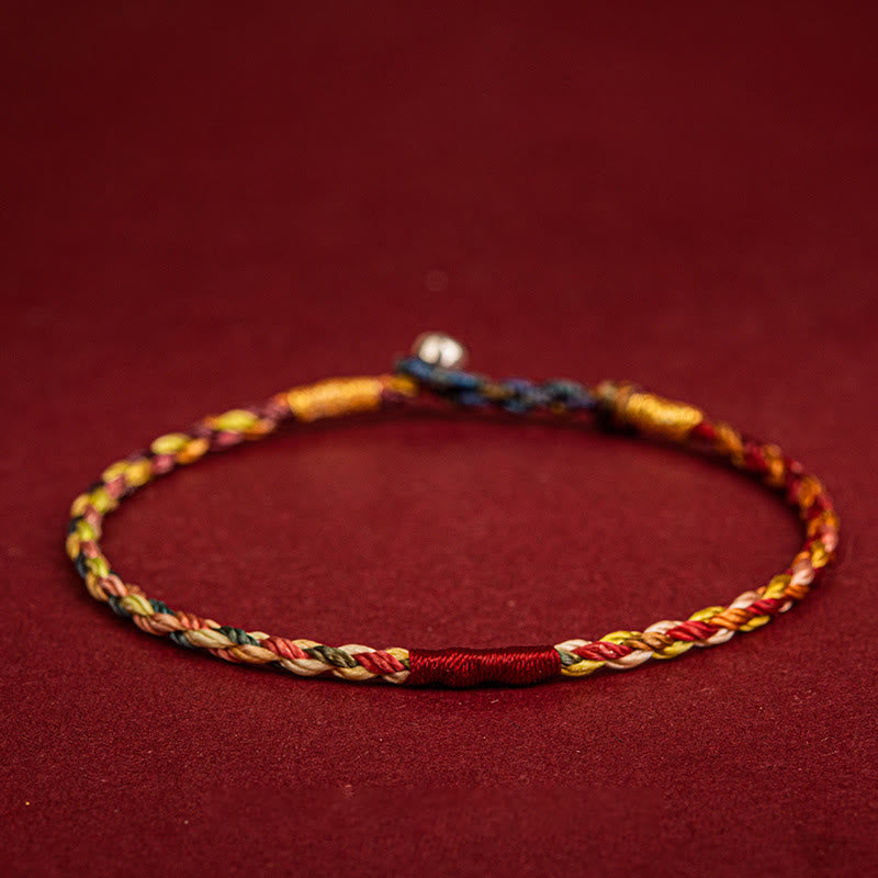 Nimara Ritual Handmade Five Color Thread Luck Couple Child Adult Bracelet