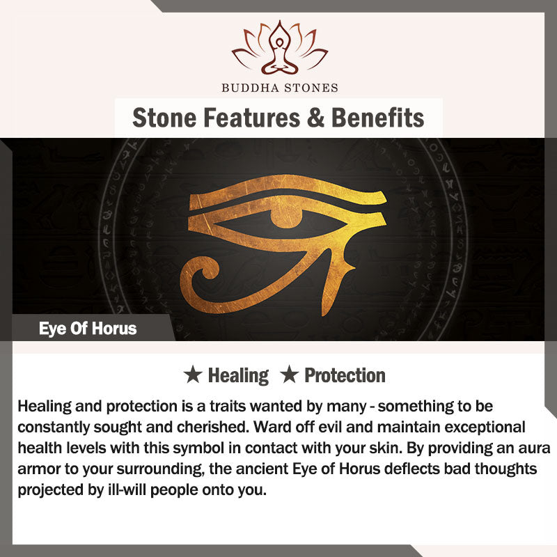 Nimara Ritual Eye Of Horus Crystal Protection Adjustable Ring