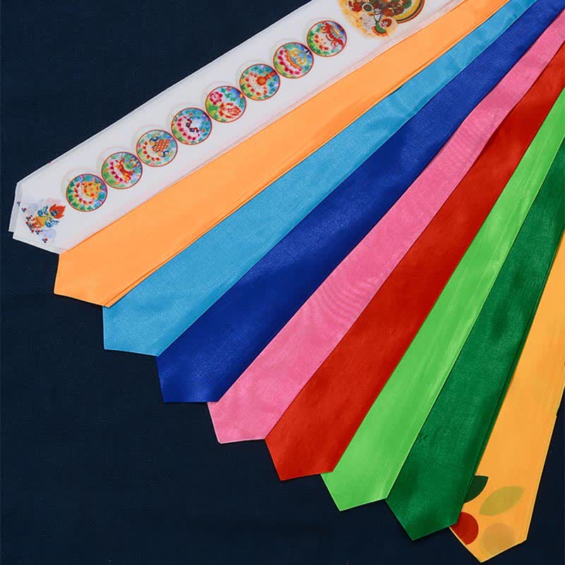 Nimara Ritual Tibetan Eight Auspicious Symbols Lucky Arrow Home Decoration Prayer Flag
