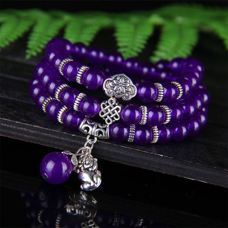 Nimara Ritual The Amethyst Pixiu Wealth Bracelet