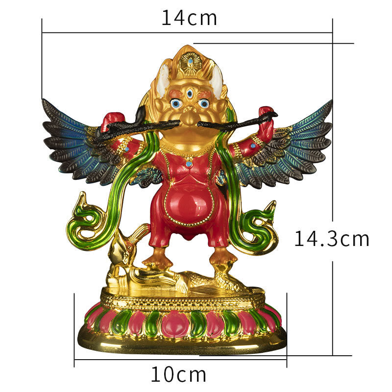 Nimara Ritual Tibet Garuda Bird Alloy Keep Evil Spirits Away Home Decoration