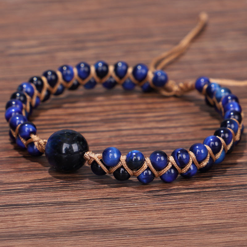Nimara Ritual Divine Blue Tiger Eye Stone Protection Bracelet
