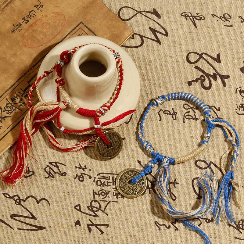Nimara Ritual Mountain Ghosts Spend Money Wealth Prosperity Handmade Braided Bracelet