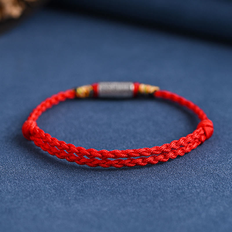 Nimara Ritual Handcrafted 925 Sterling Silver Everything Goes Well Design Protection Strength Bracelet Anklet