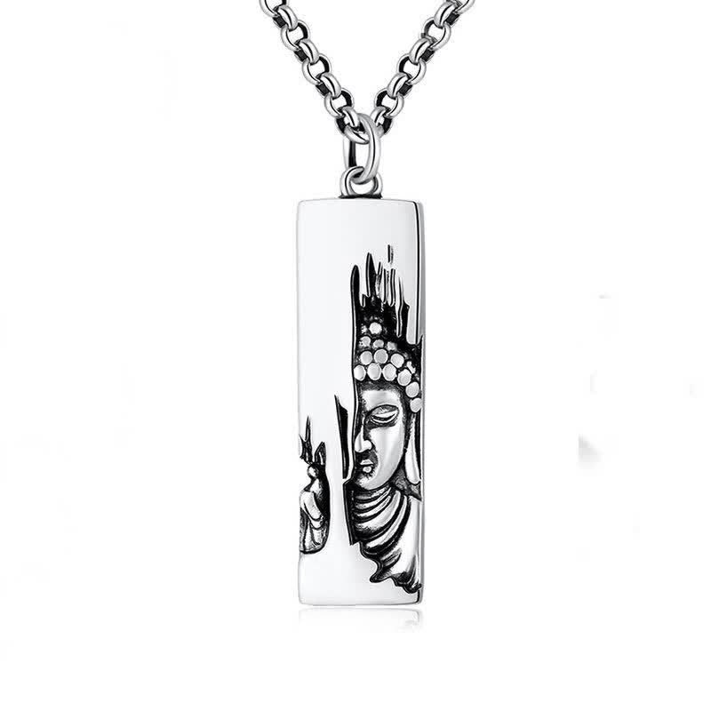 Nimara Ritual Tathagata Buddha Strength Protection Amulet Lucky Vintage Style Pendant Necklace