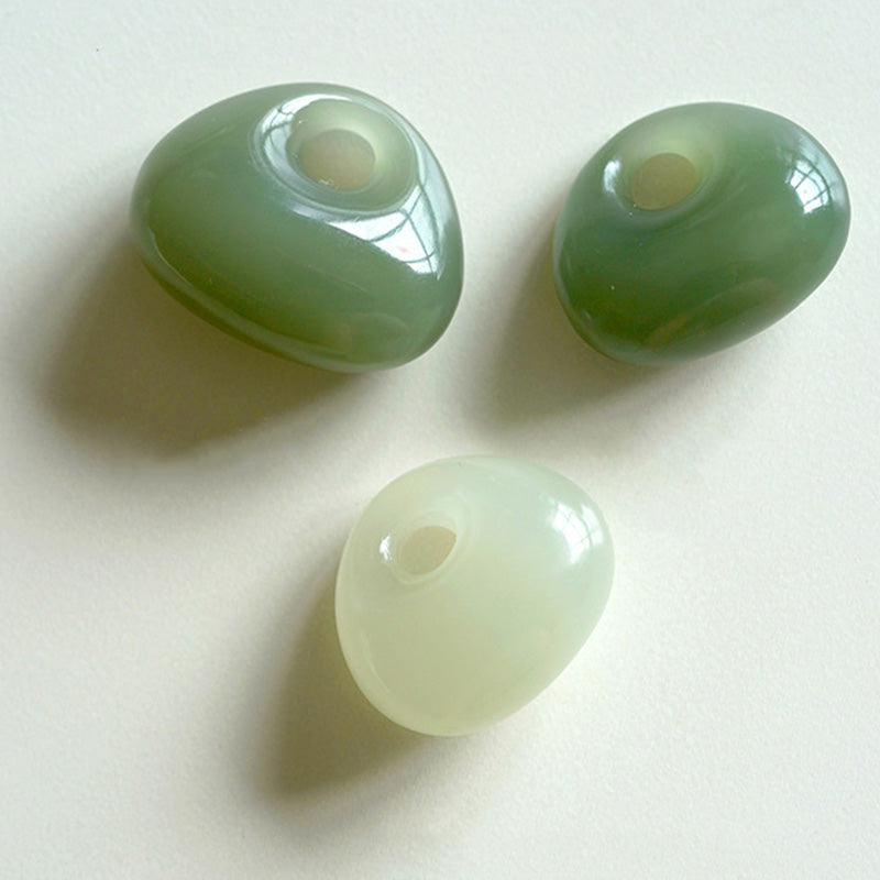 Nimara Ritual Natural Jade Luck Prosperity Necklace Pendant