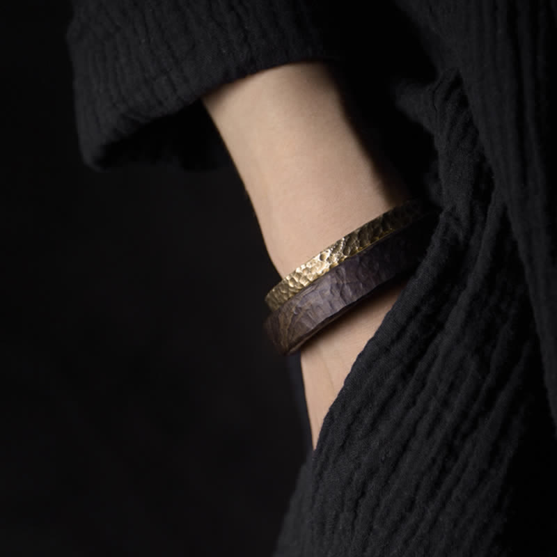 Nimara Ritual Simple Design Copper Wealth Cuff Bracelet
