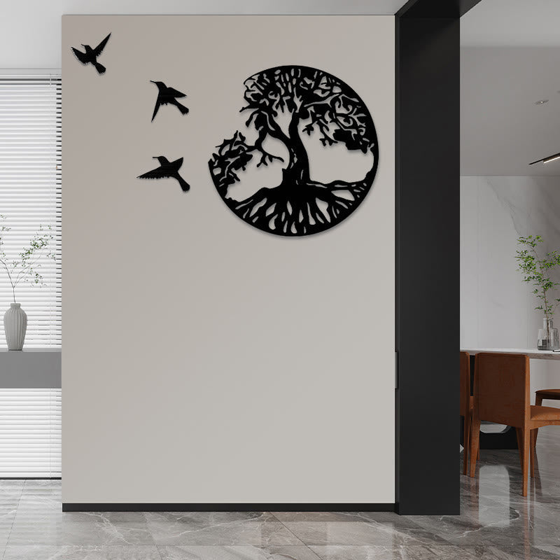 Nimara Ritual Tree of Life Birds Creation Wall Art