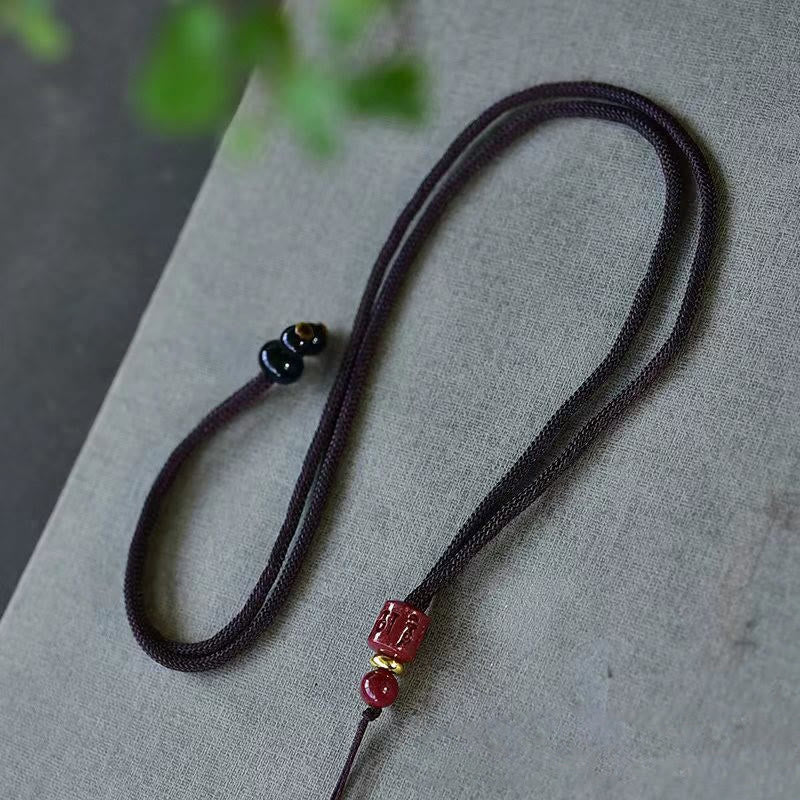 Nimara Ritual Koi Fish Peace Buckle Copper Wealth Luck Necklace Pendant