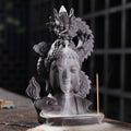 Nimara Ritual Dragon Buddha Auspicious Clouds Purple Clay Healing Incense Burner Decoration