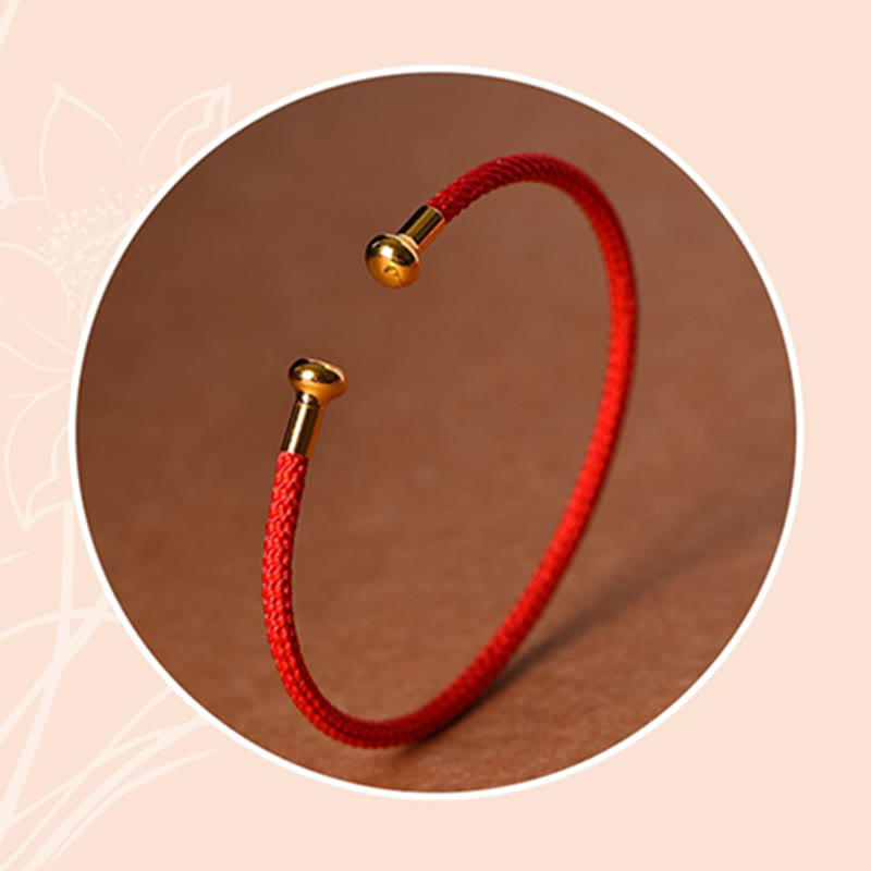 Nimara Ritual Simple Design Handmade Luck Braid String Cuff Bracelet