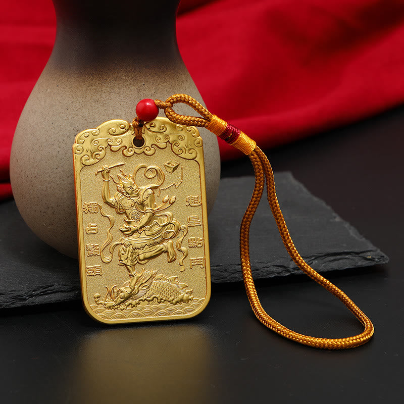 Nimara Ritual Feng Shui Auspicious Star Wenchang Pen Pagoda Koi Fish Car Hanging Decoration