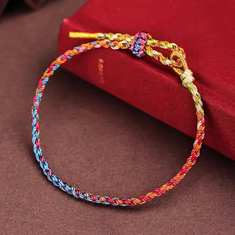 Nimara Ritual Handcrafted Luck Colorful Rope Child Adult Bracelet