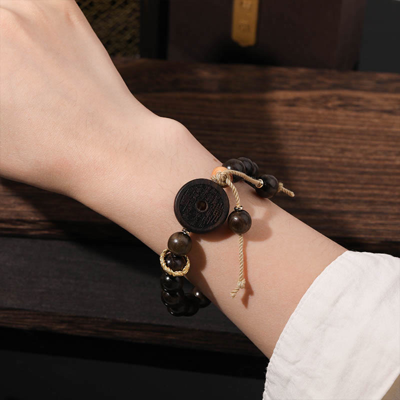 Nimara Ritual Ebony Wood Mountain Ghosts Spend Money Balance Bracelet