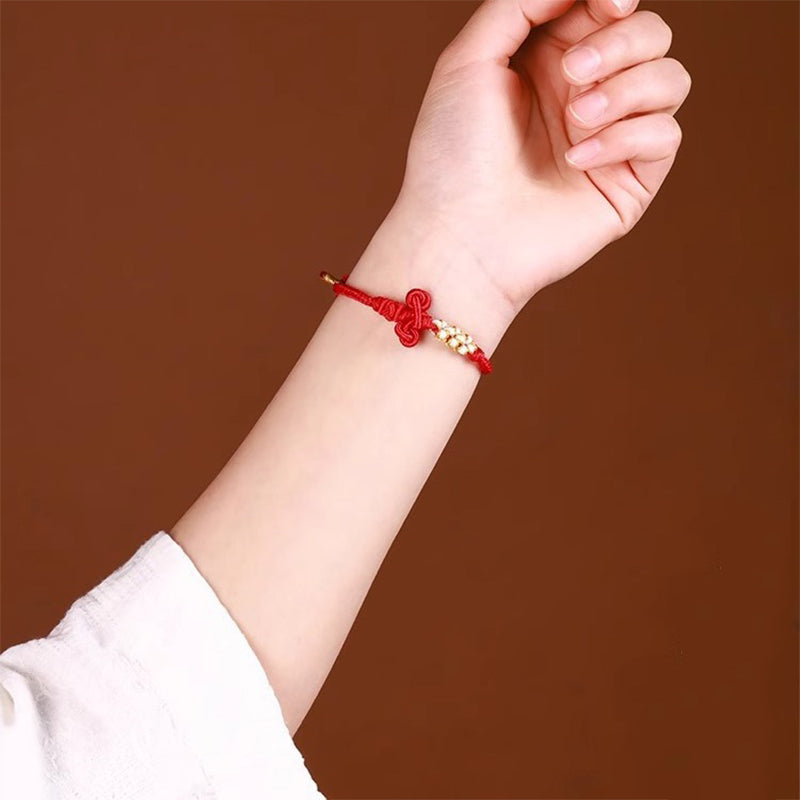 Nimara Ritual Handmade Wenchang Knot Luck Strength Braided Rope Bracelet