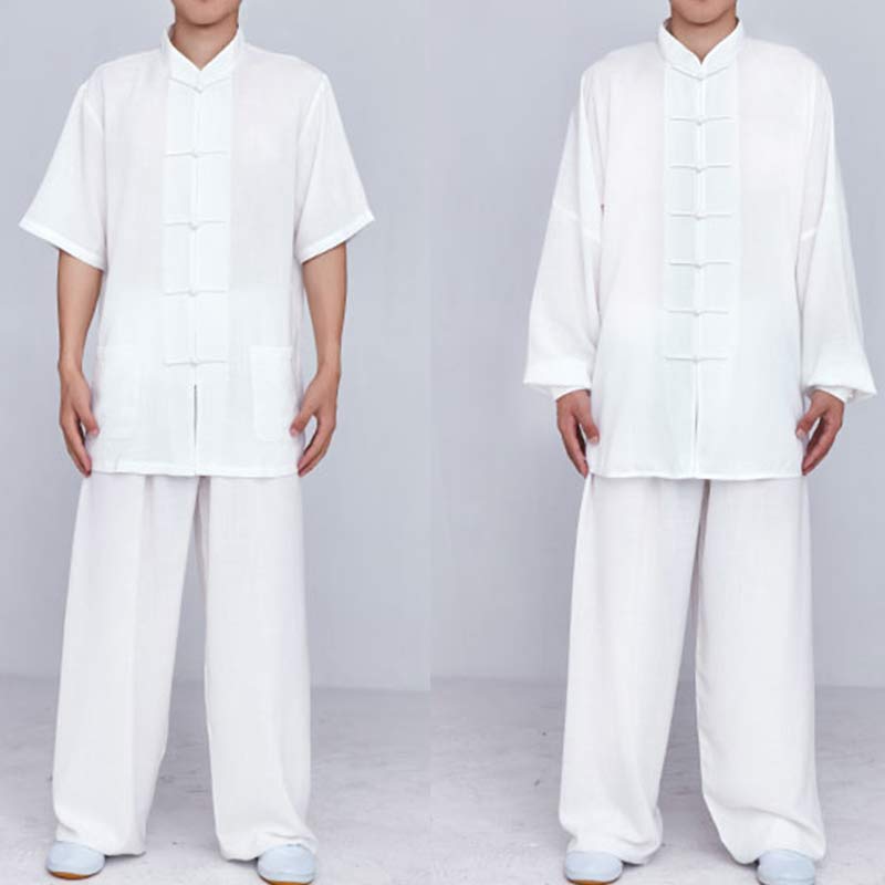 Nimara Ritual Meditation Zen Prayer Spiritual Tai Chi Qigong Practice Unisex Embroidery Clothing Set